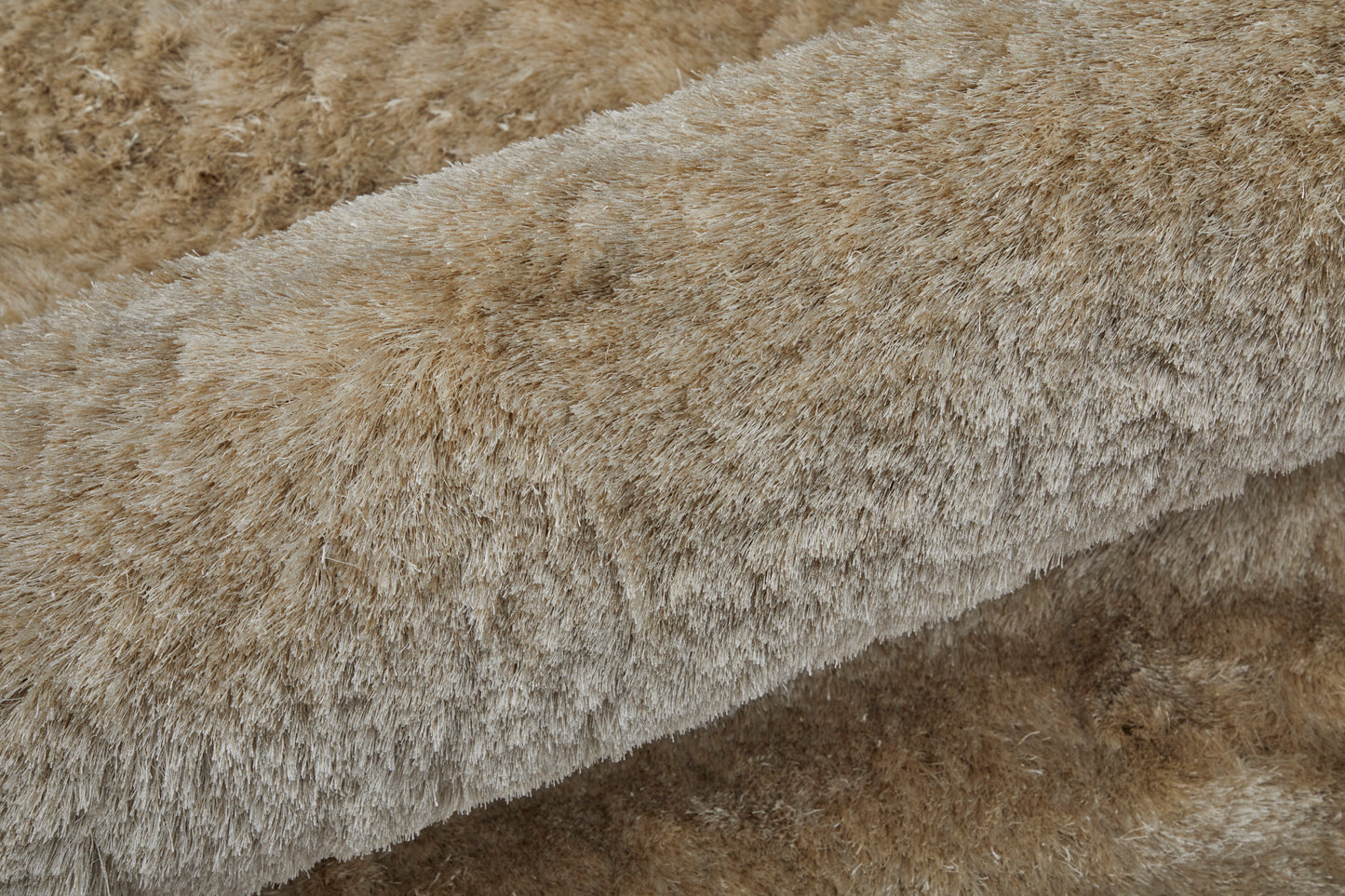 Indochine Modern/Luxury & Glam/Casual Solid Tan/Taupe - Feizy Rug