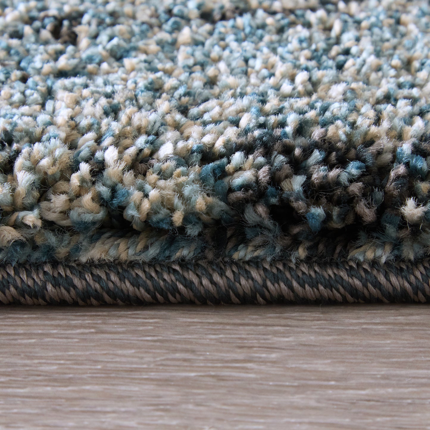 Jameson Modern/Bohemian & Eclectic Distressed/Abstract Gray/Black/Blue - Feizy Rug