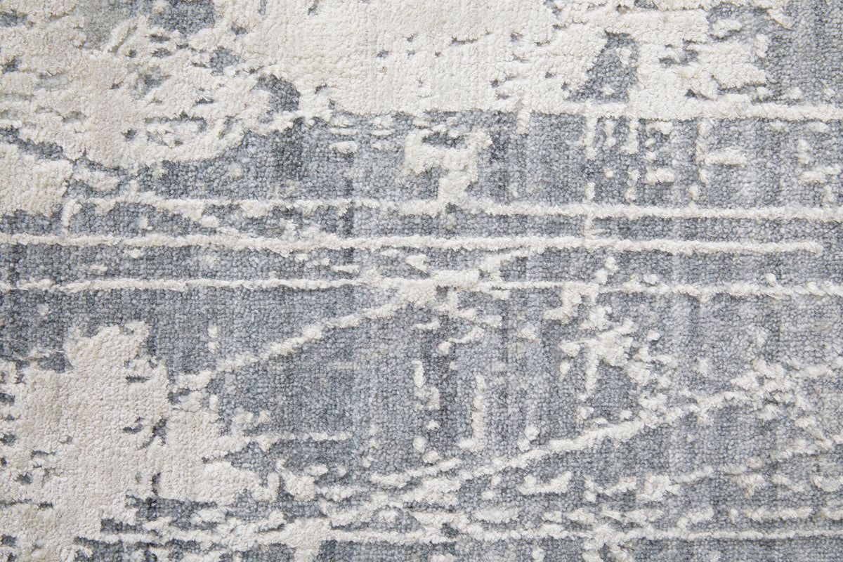 Eastfield Modern/Casual Abstract/Distressed Gray 69A0 - Feizy Rug