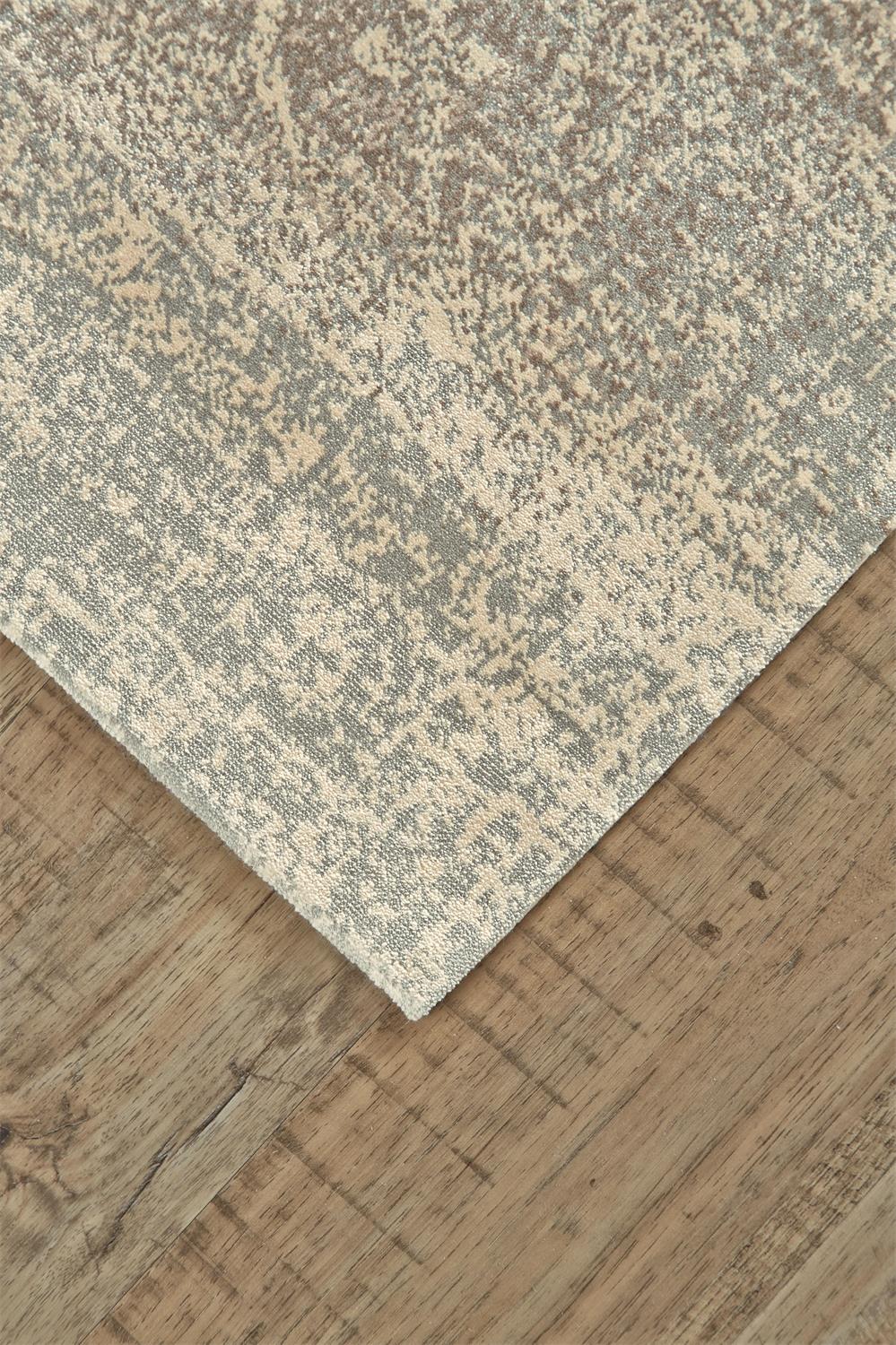 Fiona Transitional/Bohemian & Eclectic/Global Geometric/Abstract Brown/Ivory/Gray - Feizy Rug