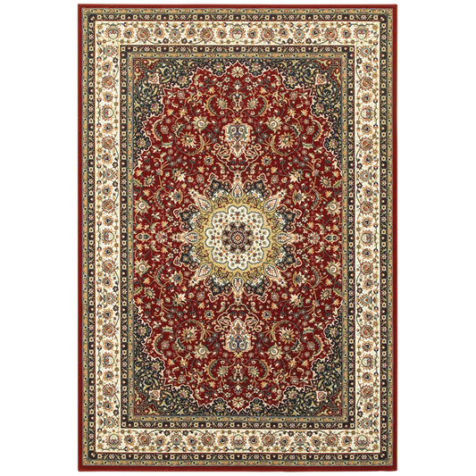 KASHAN 119N1 Red Rug - ORIENTAL WEAVERS