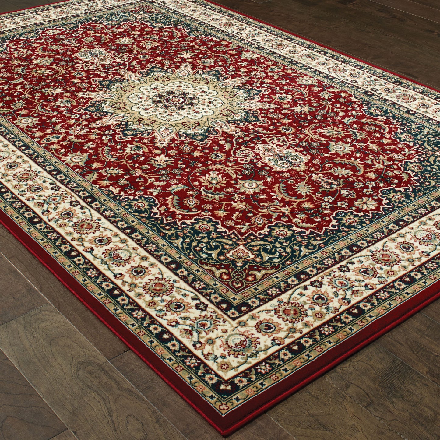 KASHAN 119N1 Red Rug - ORIENTAL WEAVERS