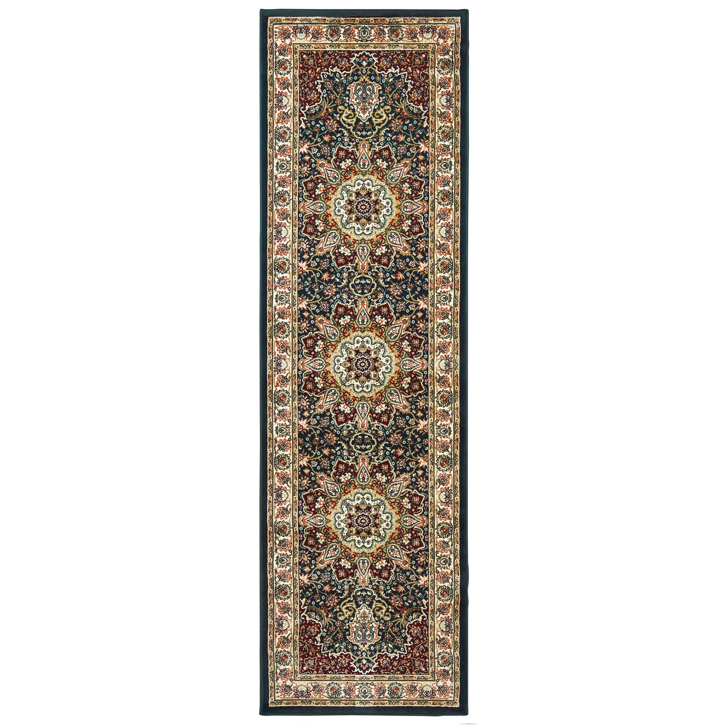 KASHAN 119U1 Navy Rug - ORIENTAL WEAVERS