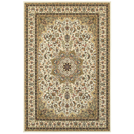 KASHAN 119W1 Ivory Rug - ORIENTAL WEAVERS