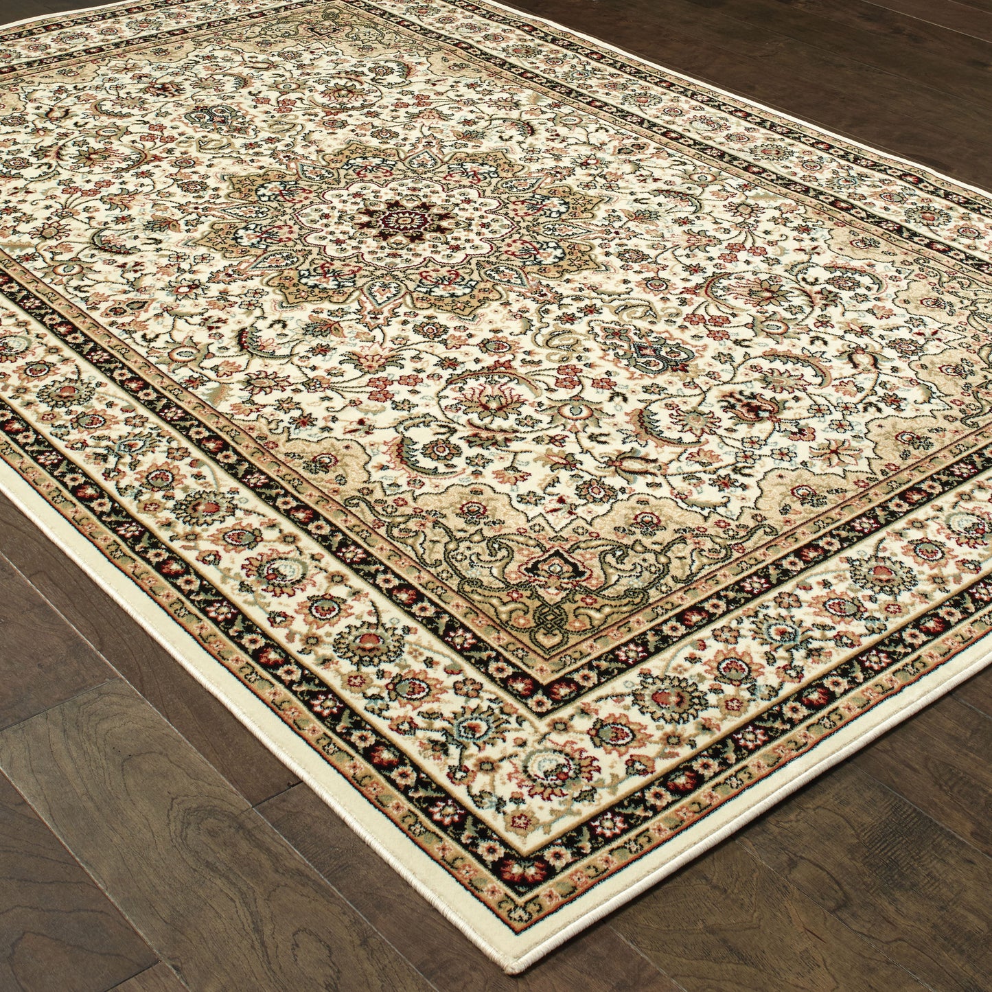 KASHAN 119W1 Ivory Rug - ORIENTAL WEAVERS