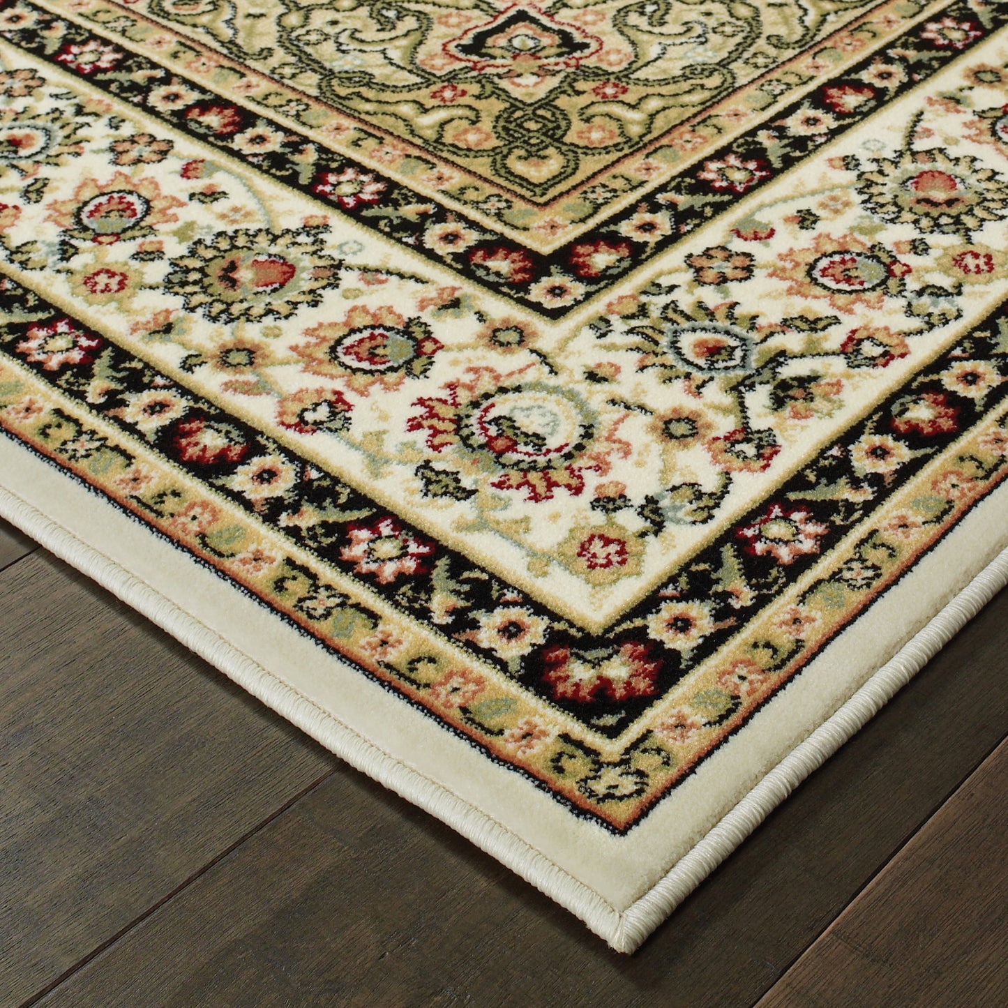 KASHAN 119W1 Ivory Rug - ORIENTAL WEAVERS
