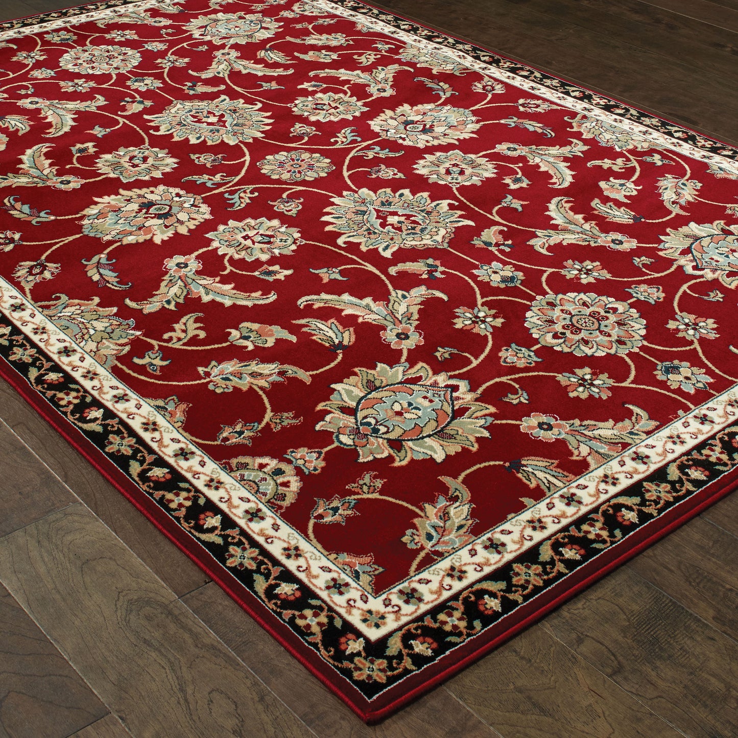 KASHAN 370RI Red Rug - ORIENTAL WEAVERS