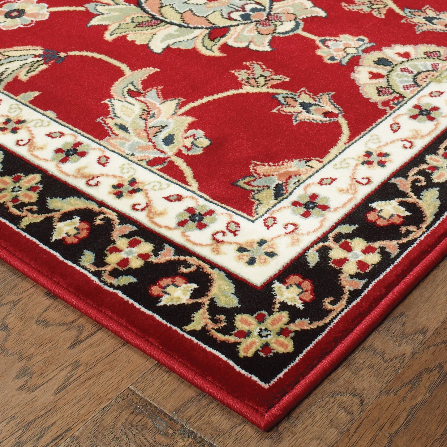 KASHAN 370RI Red Rug - ORIENTAL WEAVERS