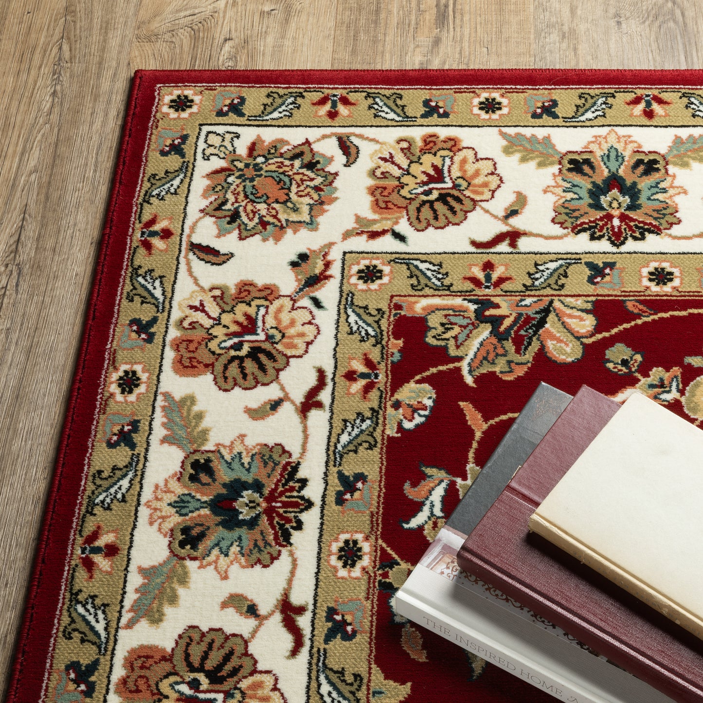 KASHAN 4929R Red Rug - ORIENTAL WEAVERS
