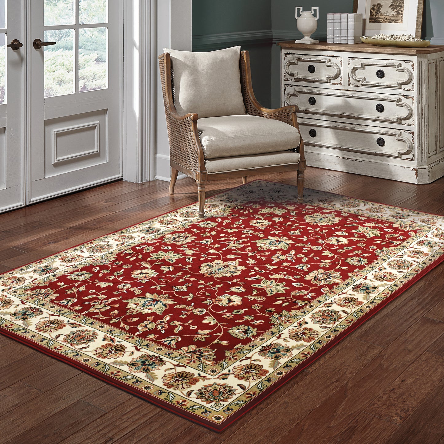 KASHAN 4929R Red Rug - ORIENTAL WEAVERS