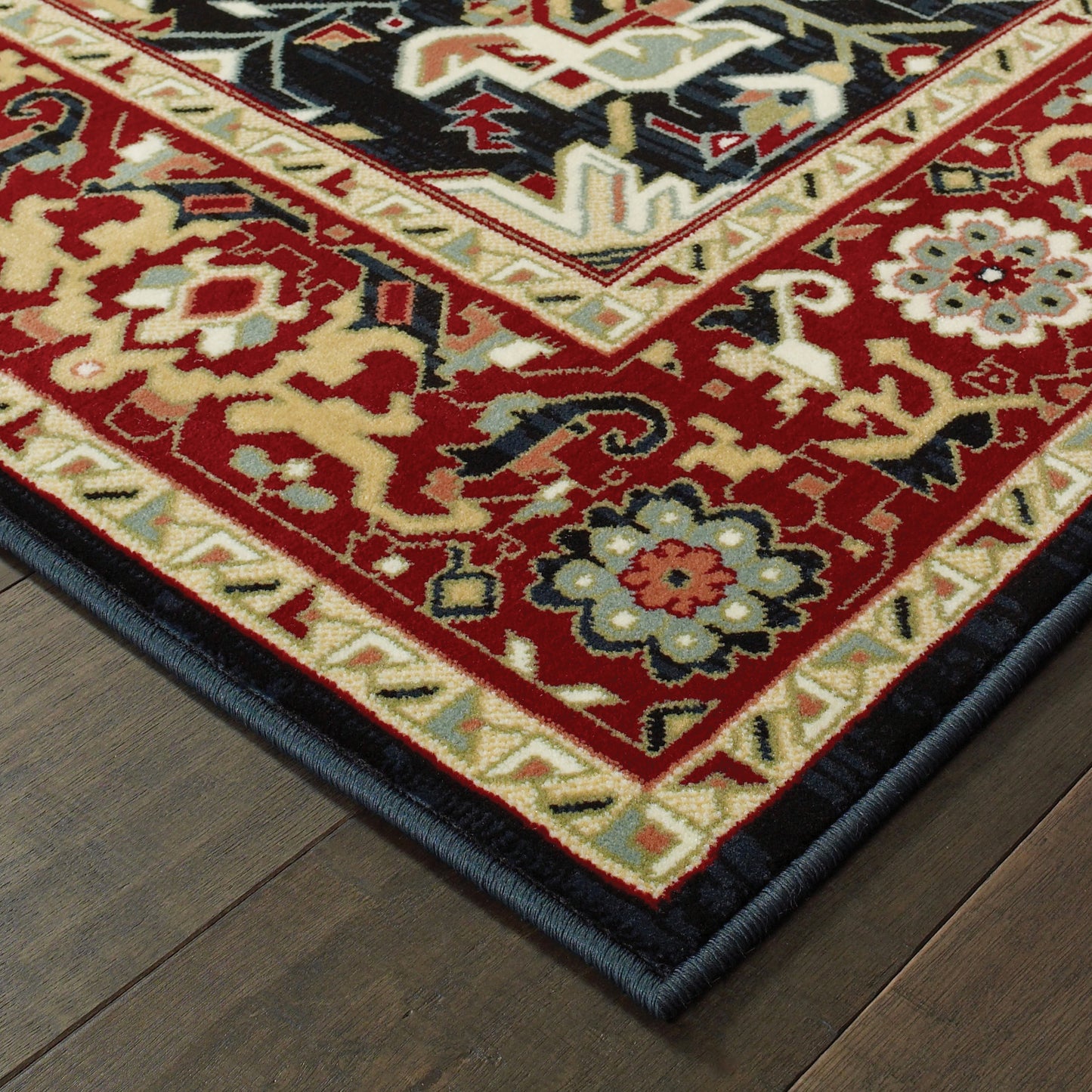 KASHAN 096W1 Red Rug - ORIENTAL WEAVERS