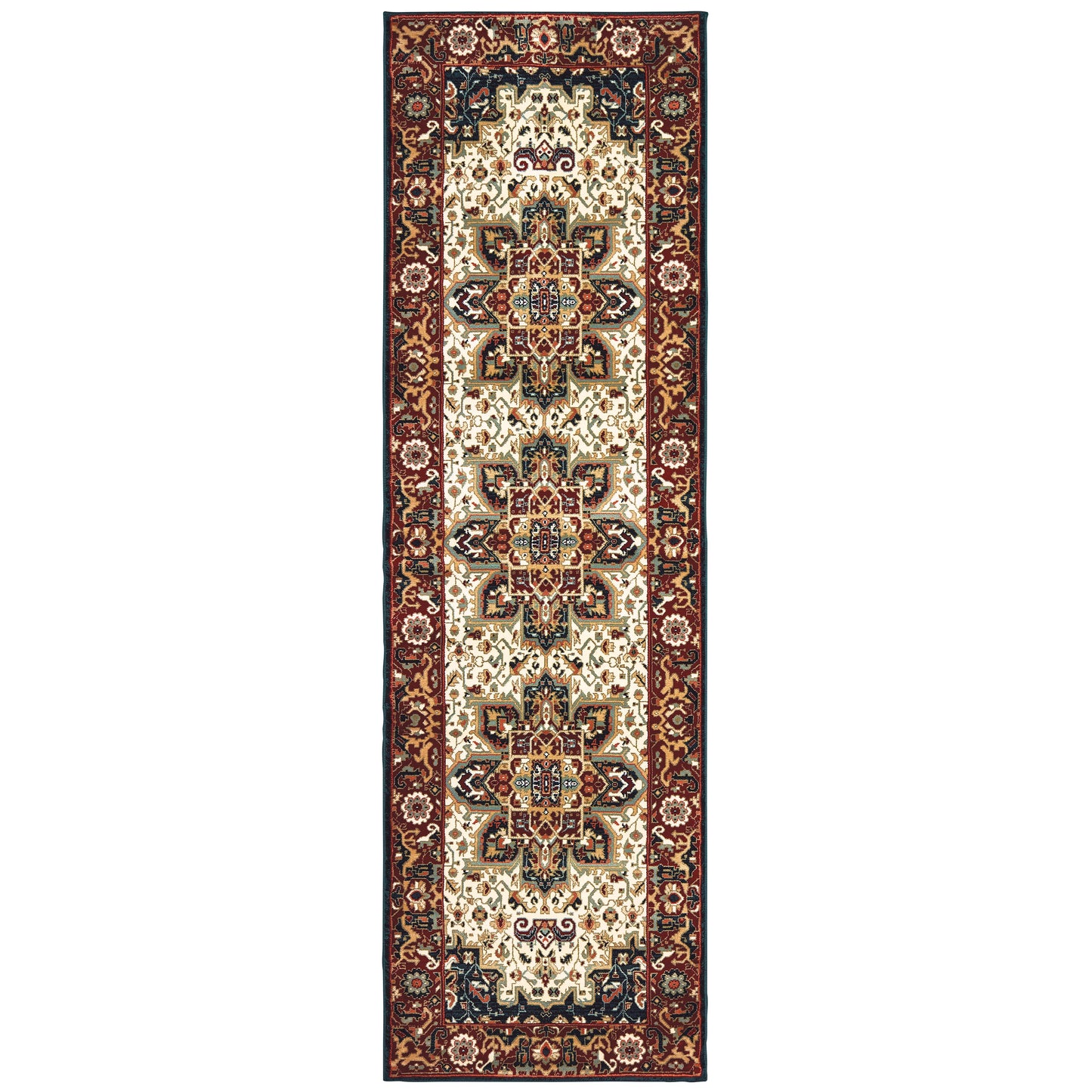 KASHAN 096W1 Red Rug - ORIENTAL WEAVERS