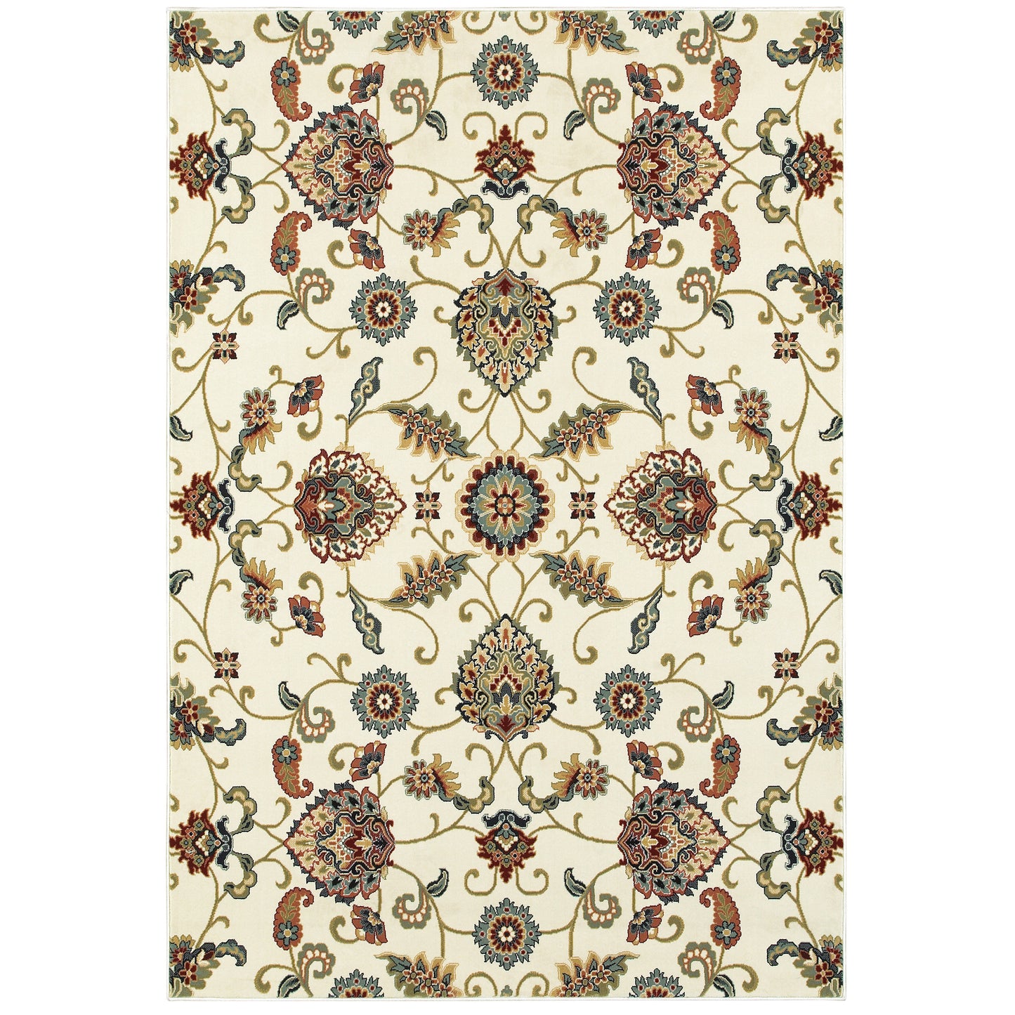 KASHAN 9946W Ivory Rug - ORIENTAL WEAVERS