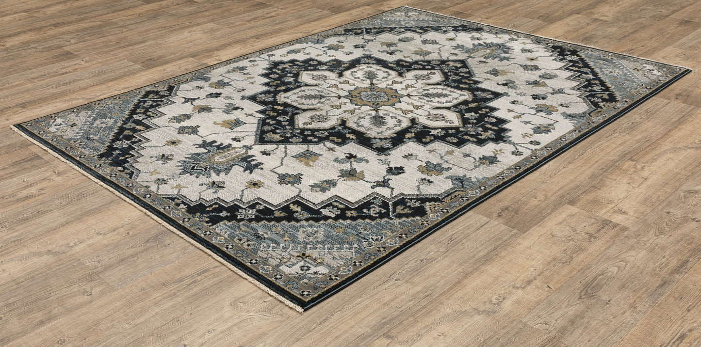 KEIRA KEI04 Blue Rug - ORIENTAL WEAVERS