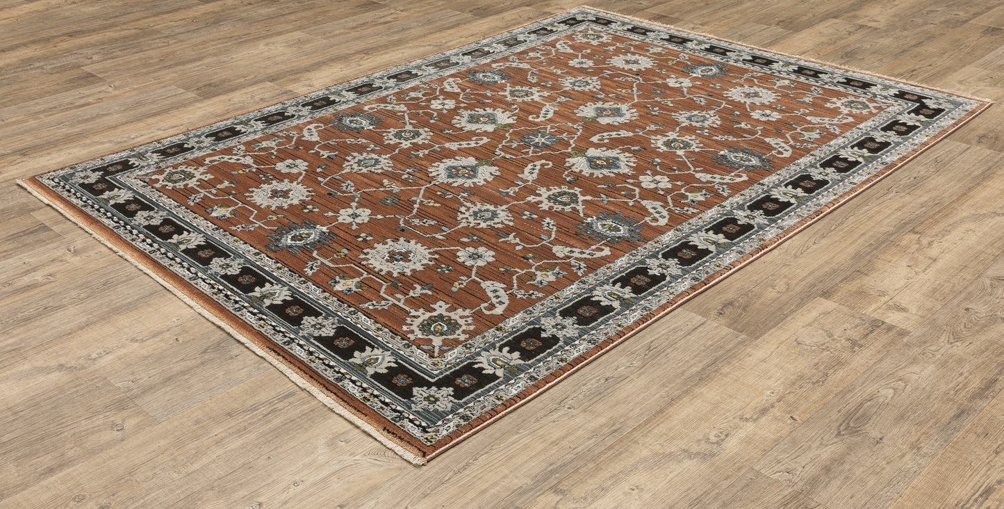 KEIRA KEI05 Rust Rug - ORIENTAL WEAVERS