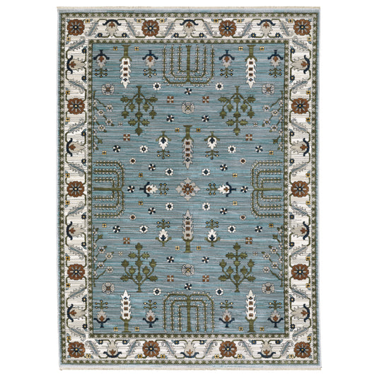 KEIRA KEI06 Blue Rug - ORIENTAL WEAVERS