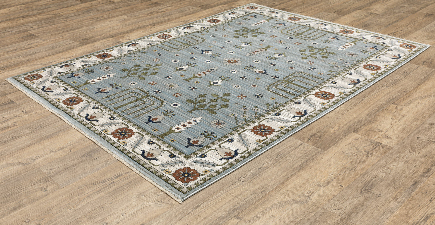 KEIRA KEI06 Blue Rug - ORIENTAL WEAVERS