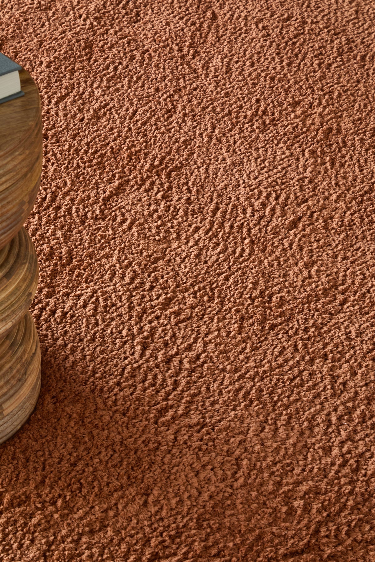 Tula Modern/Classic Solid Orange - Feizy Rug