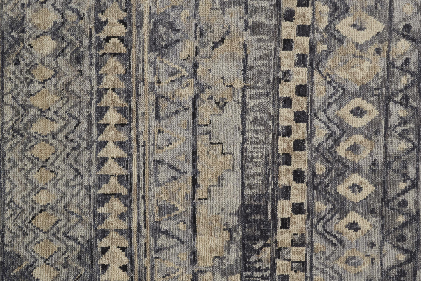 Palomar Transitional/Farmhouse/Bohemian & Eclectic Geometric/Diamond Taupe/Gray/Tan - Feizy Rug