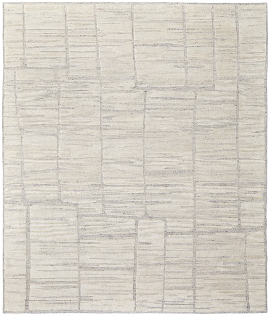 Bluff Modern/Scandinavian/Casual Ivory Area Rug