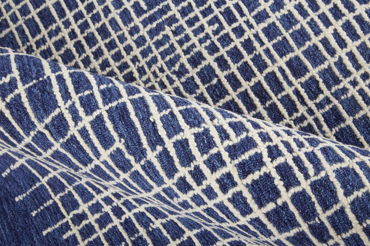 Maddox Transitional/Casual Abstract Blue/Ivory - Feizy Rug