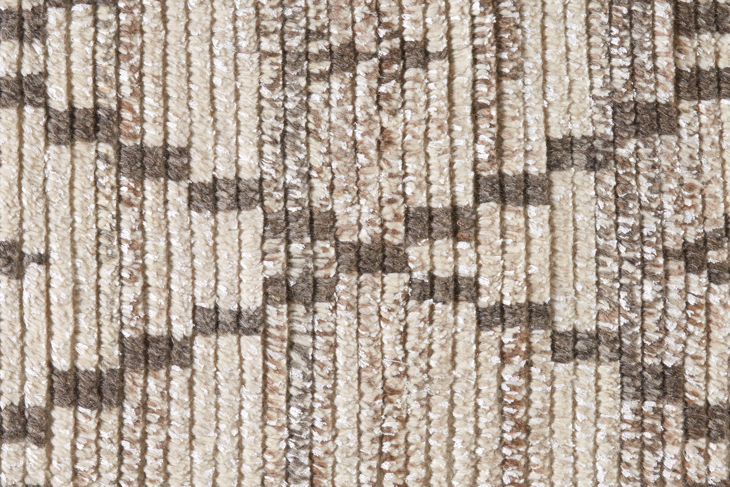 Twain Transitional/Global Diamond/Argyle/Chevron Ivory/Gray/Taupe - Feizy Rug