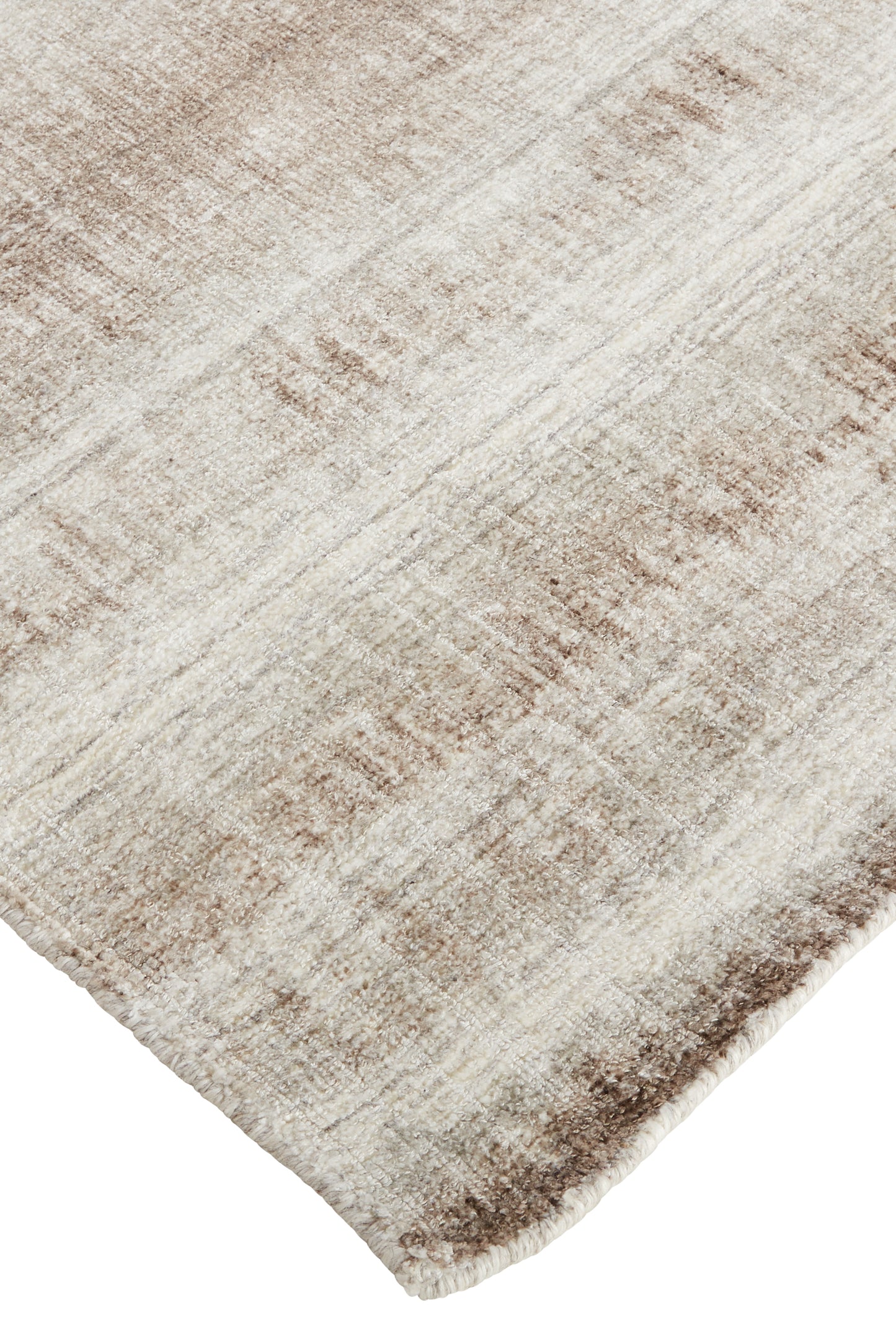 Mackay Transitional/Casual Tan/Ivory/Brown Accent Rug
