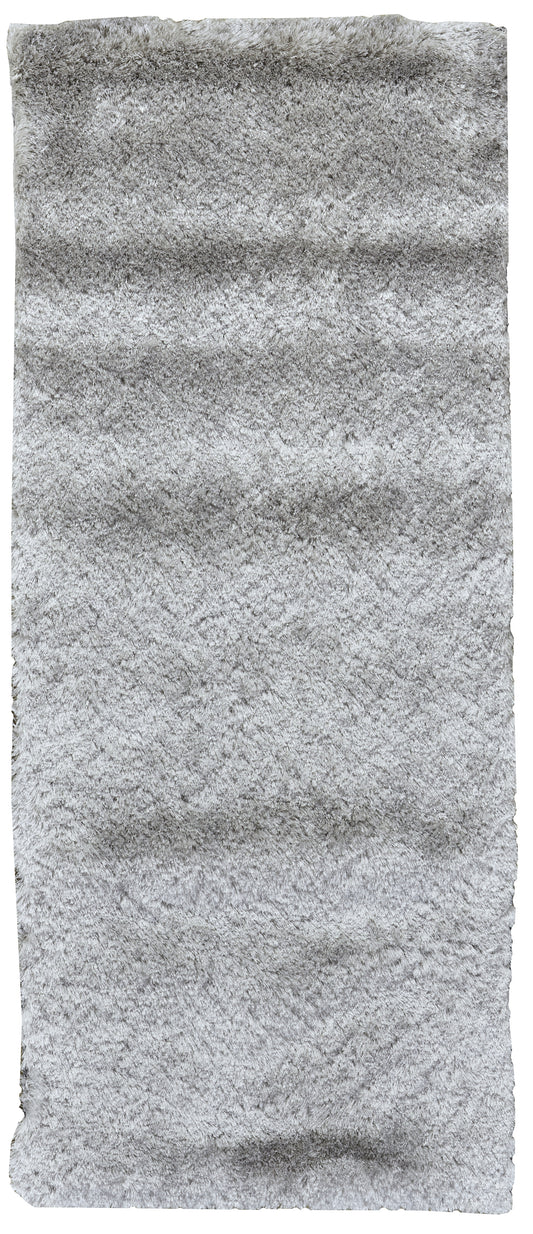 Indochine Modern/Luxury & Glam/Casual Gray/Silver Runner  Feizy Rugs Small Parcel,Feizy Rugs,Indochine,Gray/Silver,2'6" x 6',Runner,Polyester,Modern/Luxury & Glam/Casual,China