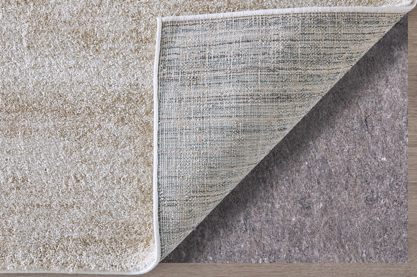 Jameson Modern/Bohemian & Eclectic Distressed/Abstract Ivory/Tan - Feizy Rug
