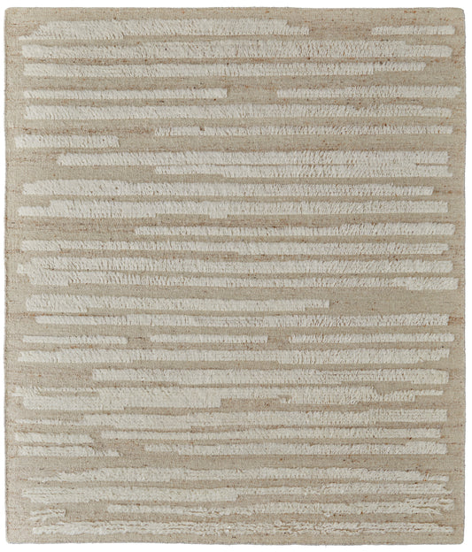 Ashby Transitional/Scandinavian/Casual White/Tan Accent Rug