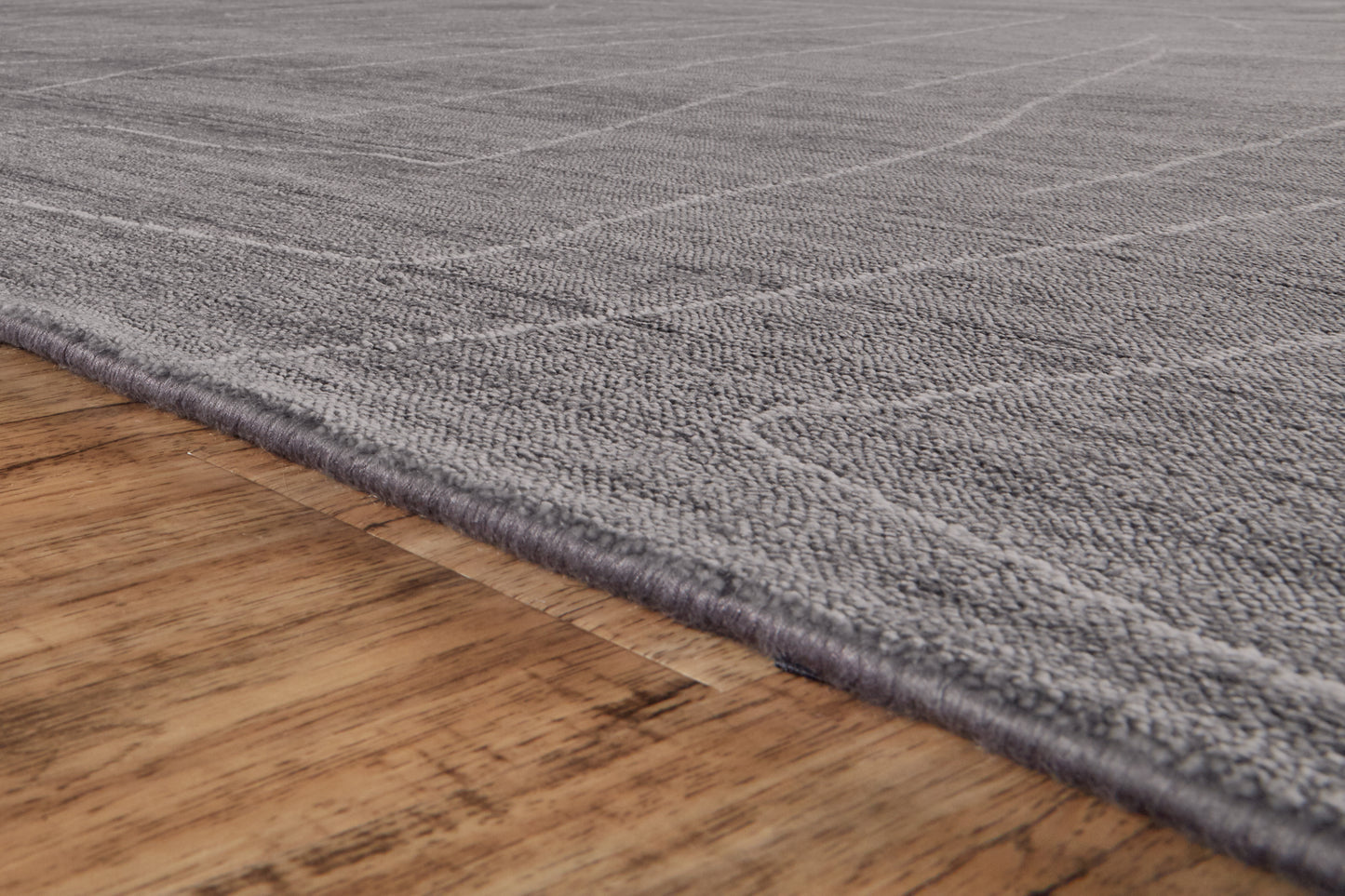 Lennox Modern/Casual Abstract Gray/Ivory - Feizy Rug