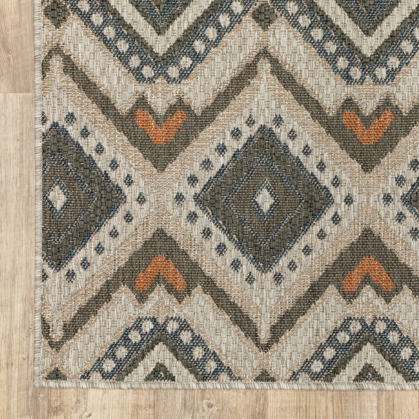 LATITUDE 002X3 Grey Rug - ORIENTAL WEAVERS