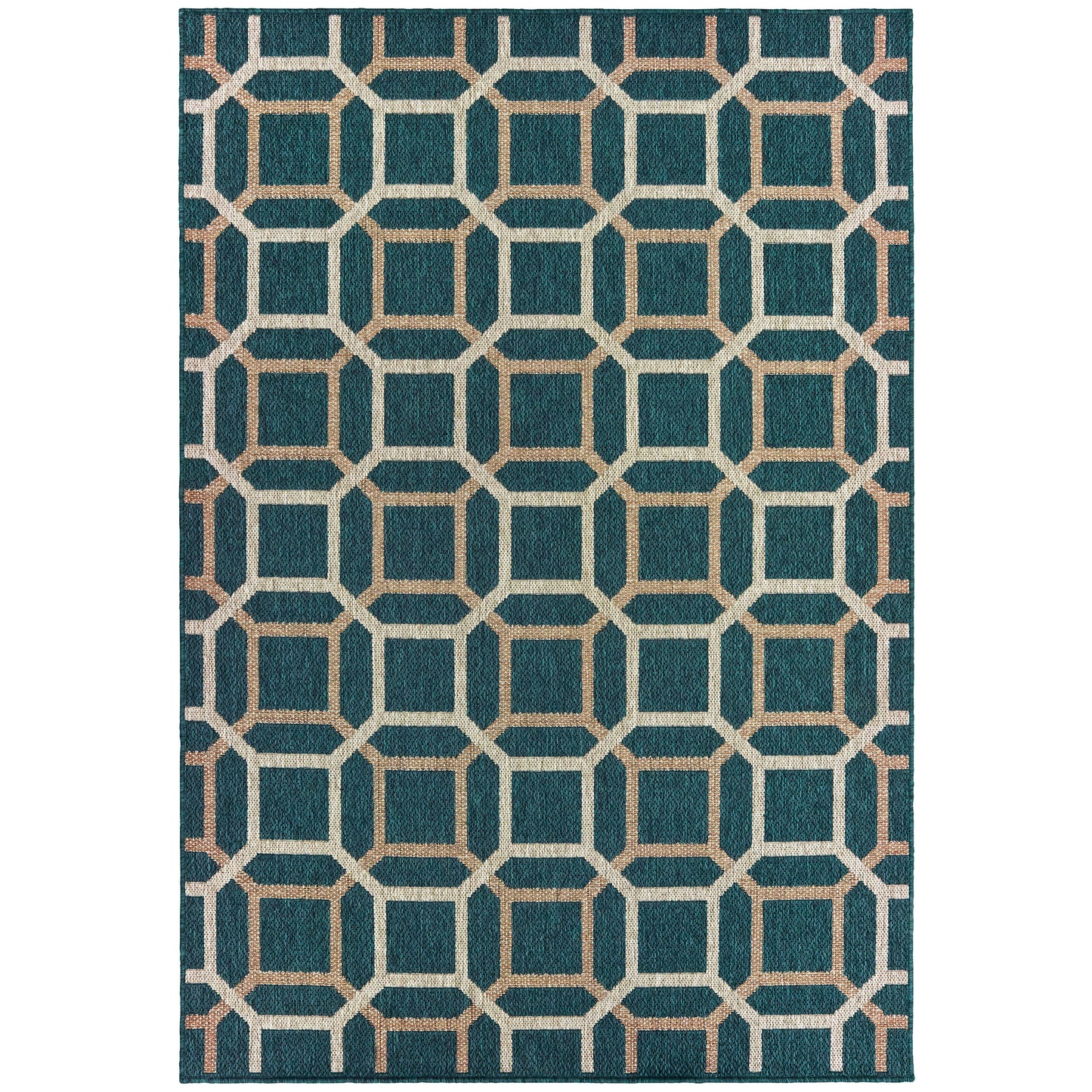 LATITUDE 806B3 Blue Rug - ORIENTAL WEAVERS