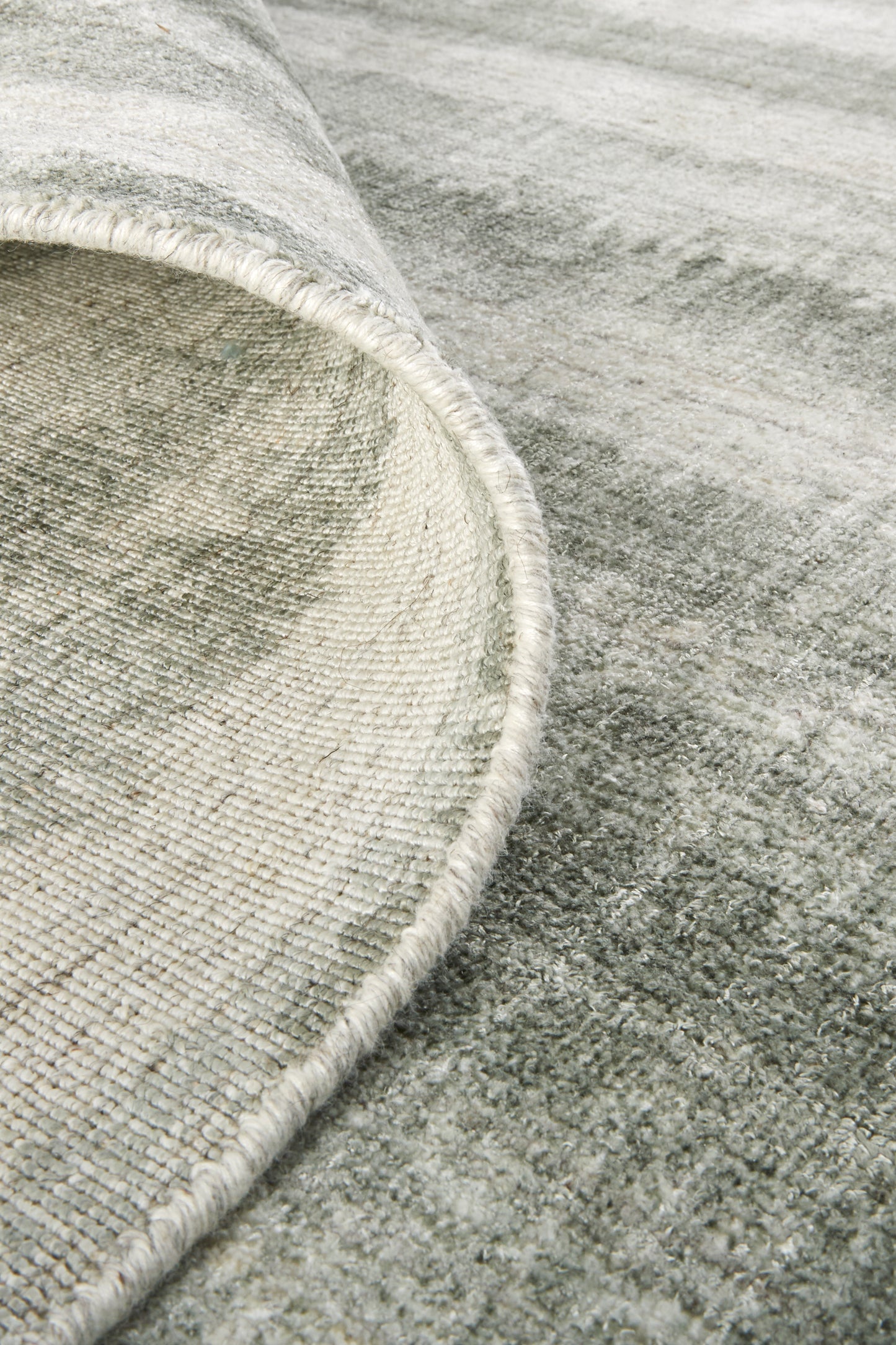 Mackay Transitional/Casual Stripes Ivory/Green - Feizy Rug
