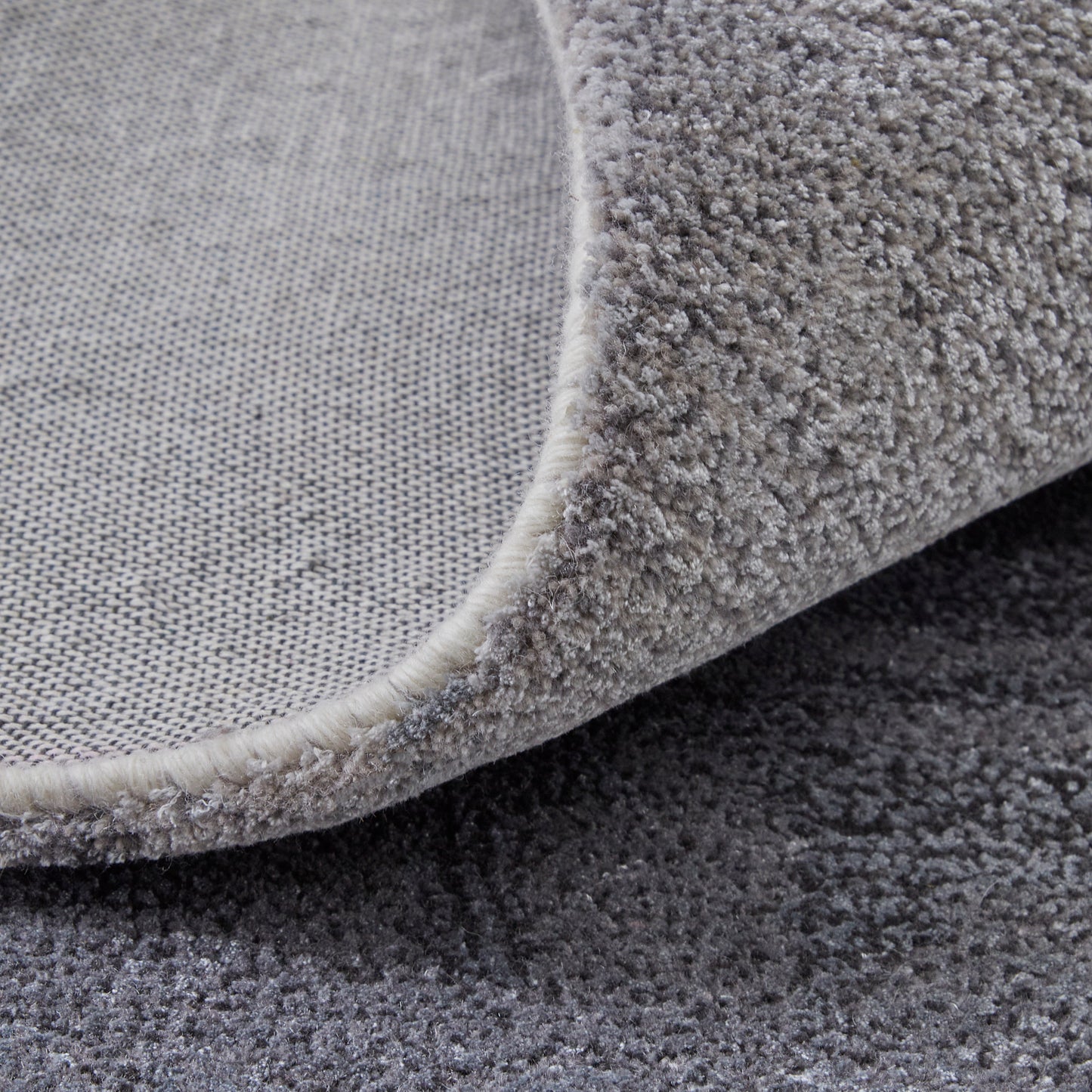 Anya Transitional/Industrial/Casual Abstract/Watercolor Gray/Blue/Ivory - Feizy Rug