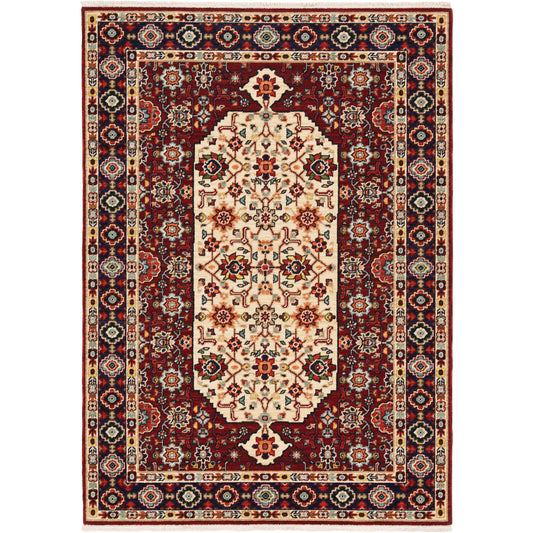 LILIHAN 1802W Red Rug - ORIENTAL WEAVERS