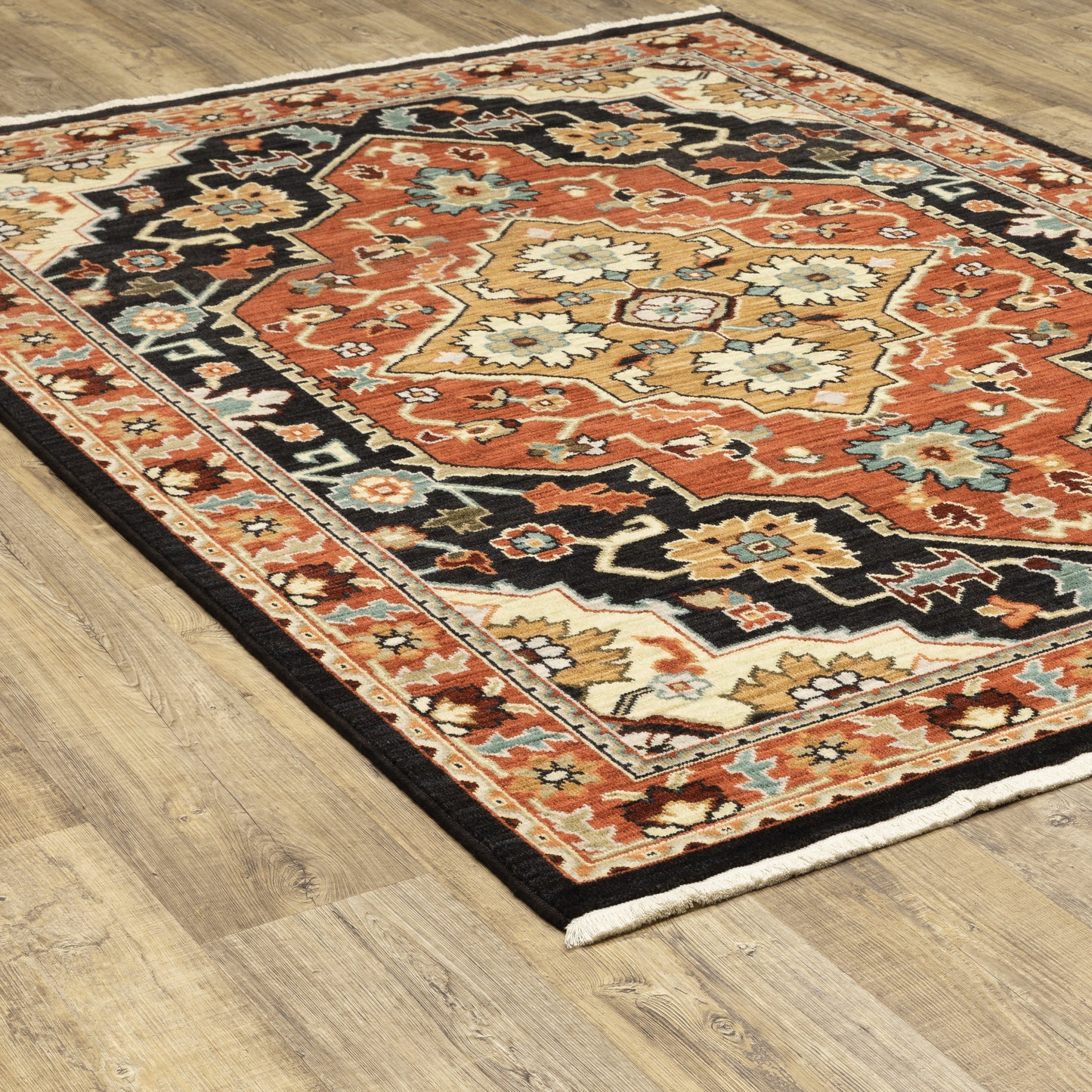 LILIHAN 4929A Black Rug - ORIENTAL WEAVERS