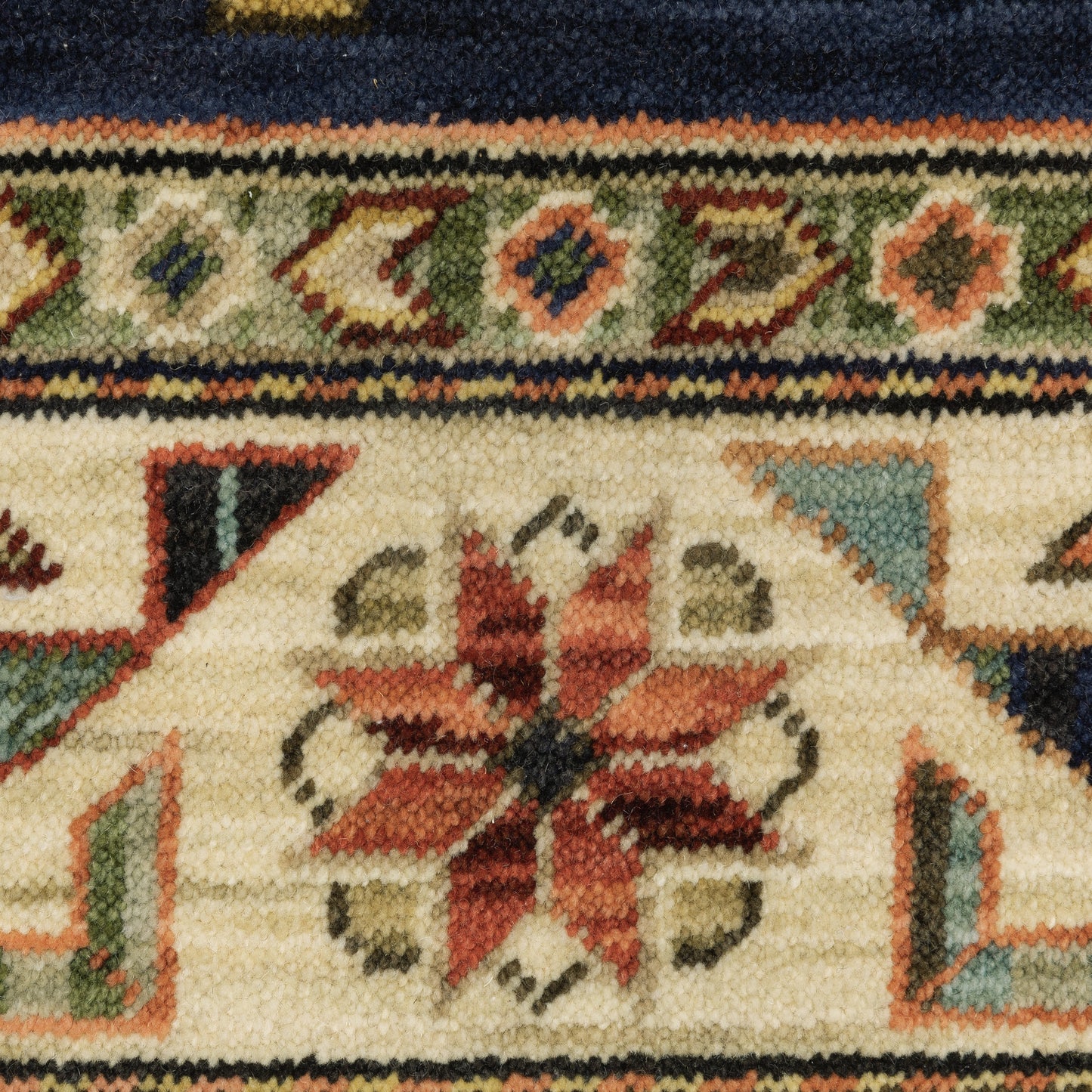 LILIHAN 532B6 Navy Rug - ORIENTAL WEAVERS