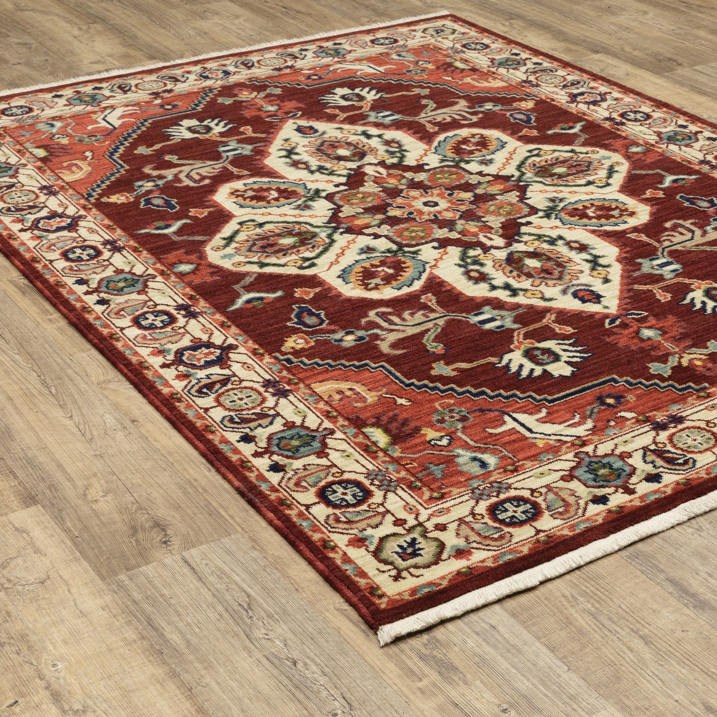 LILIHAN 5502C Red Rug - ORIENTAL WEAVERS
