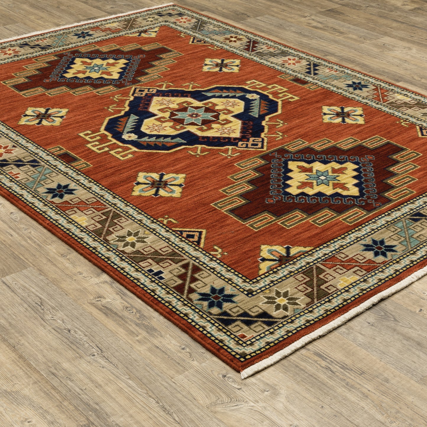 LILIHAN 5504P Red Rug - ORIENTAL WEAVERS