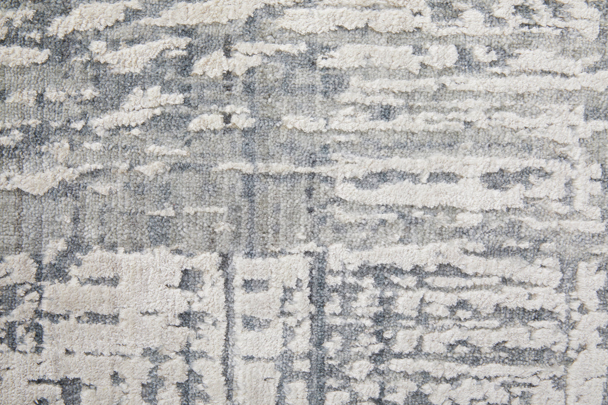 Eastfield Modern/Casual Abstract/Distressed Gray 69A1 - Feizy Rug