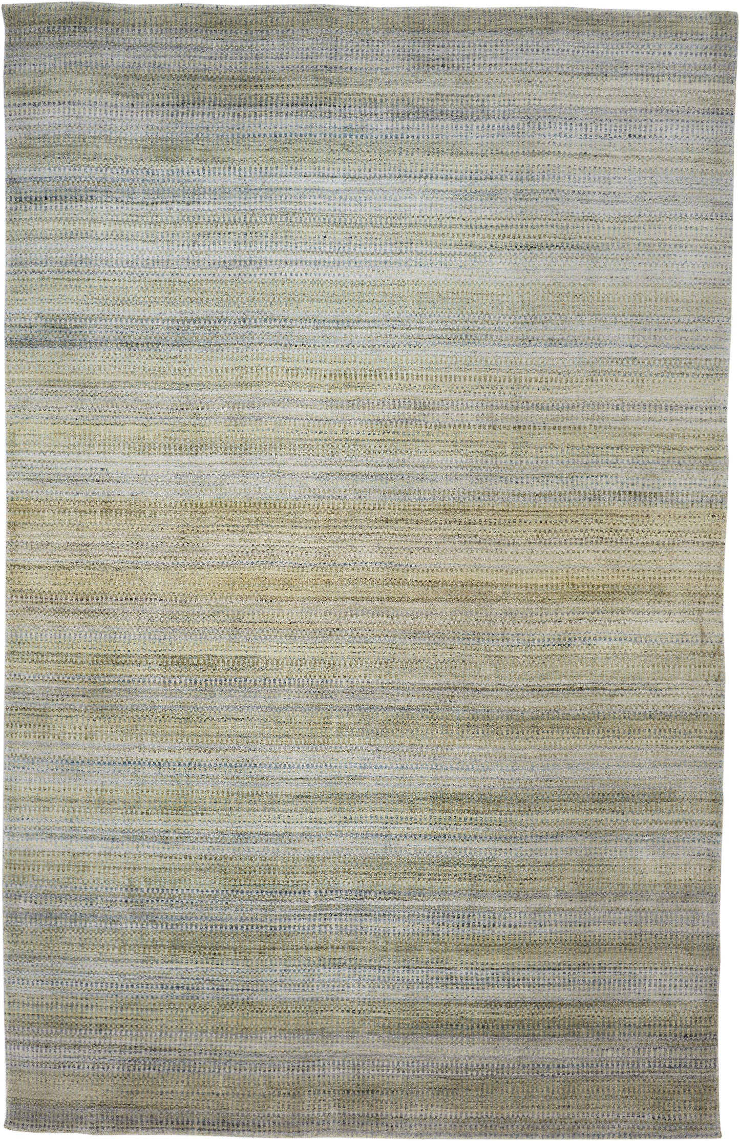Milan Modern/Industrial Gradient & Ombre Green/Blue/Tan - Feizy Rug