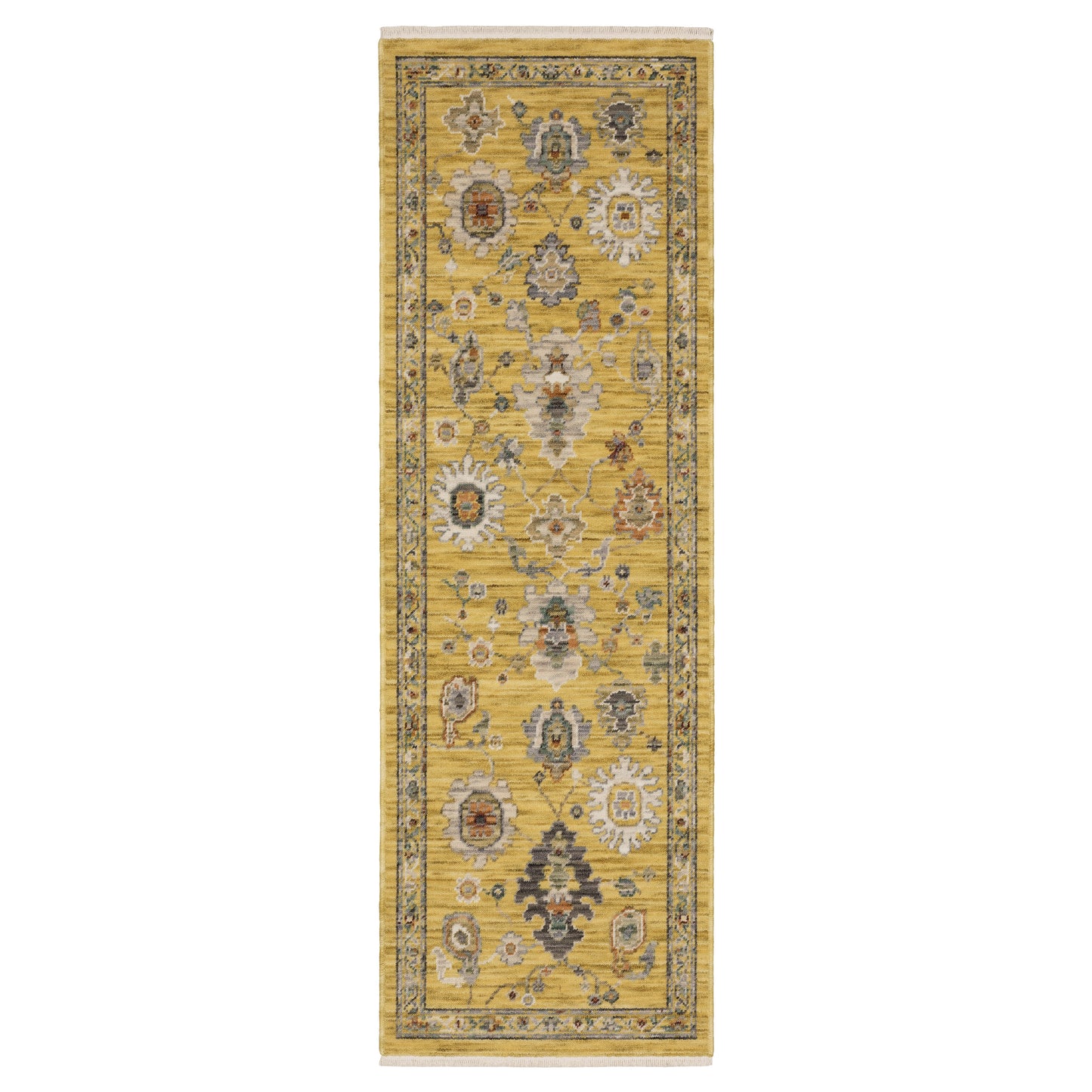 LUCCA 2863G Yellow Rug - ORIENTAL WEAVERS