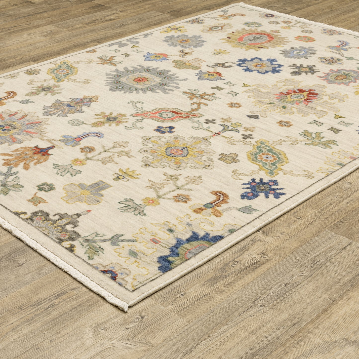 LUCCA 5507W Ivory Rug - ORIENTAL WEAVERS