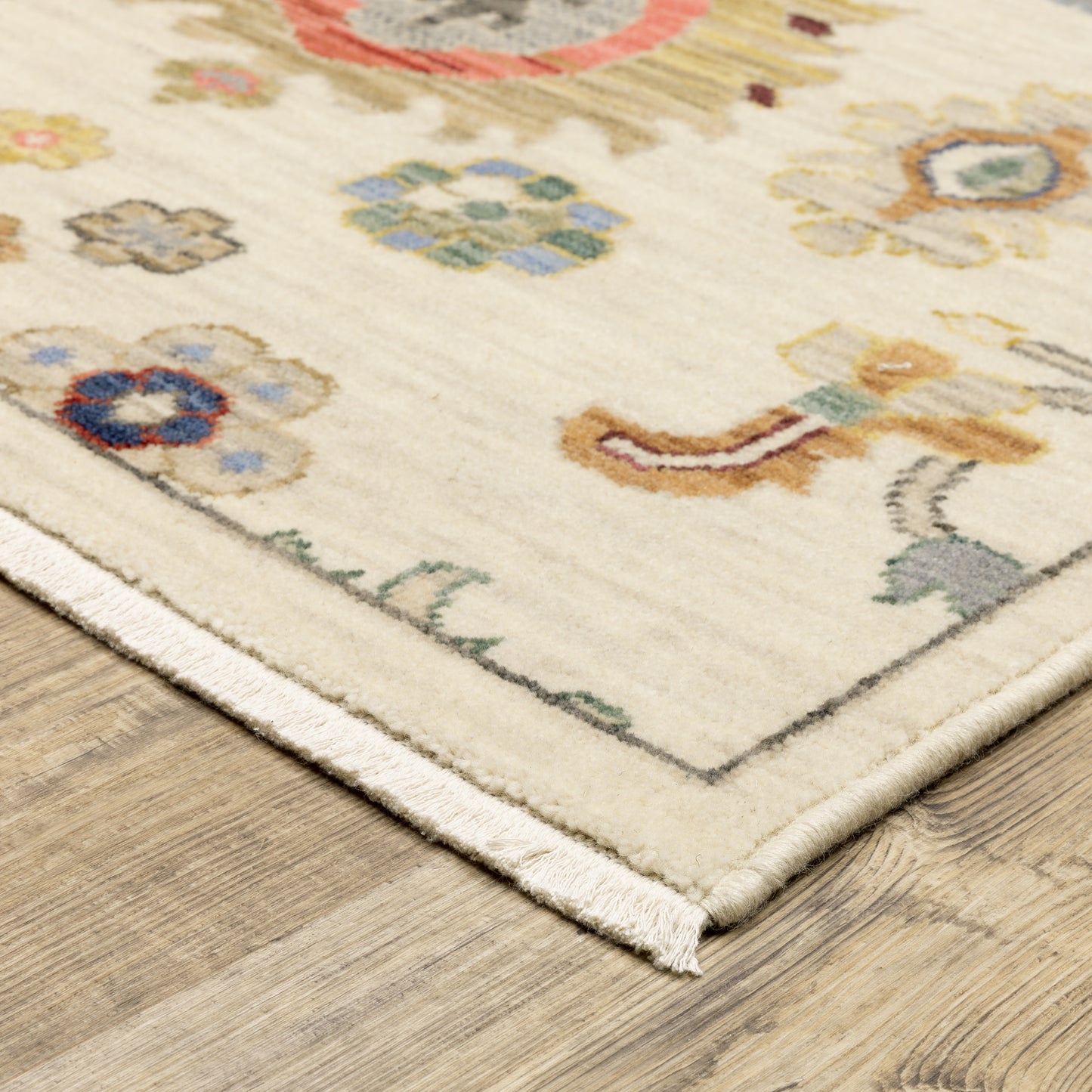 LUCCA 5507W Ivory Rug - ORIENTAL WEAVERS