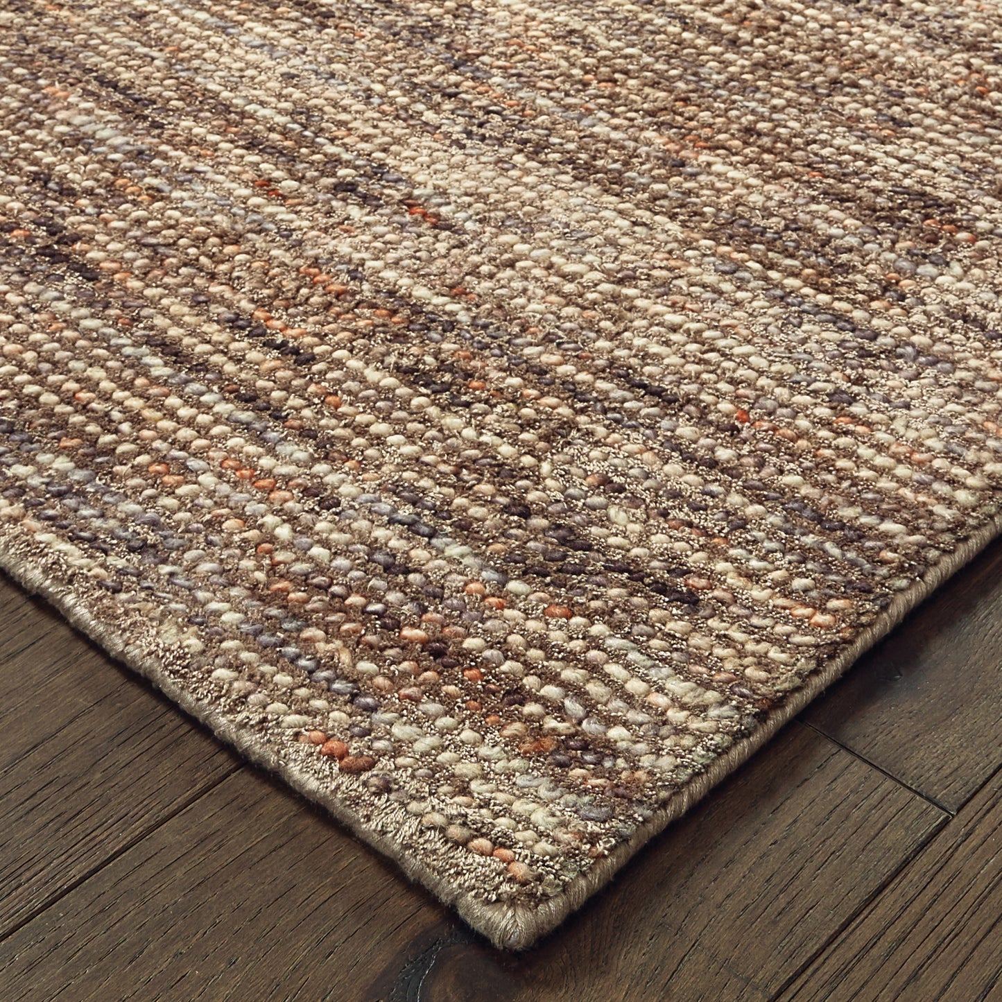 LUCENT 45907 Taupe Rug - ORIENTAL WEAVERS