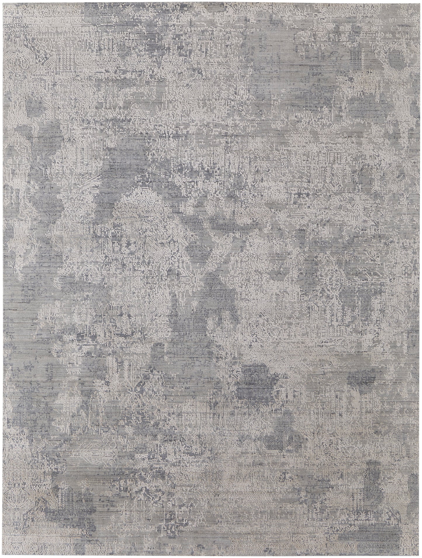Eastfield Modern/Casual Abstract/Distressed Silver/Gray - Feizy Rug