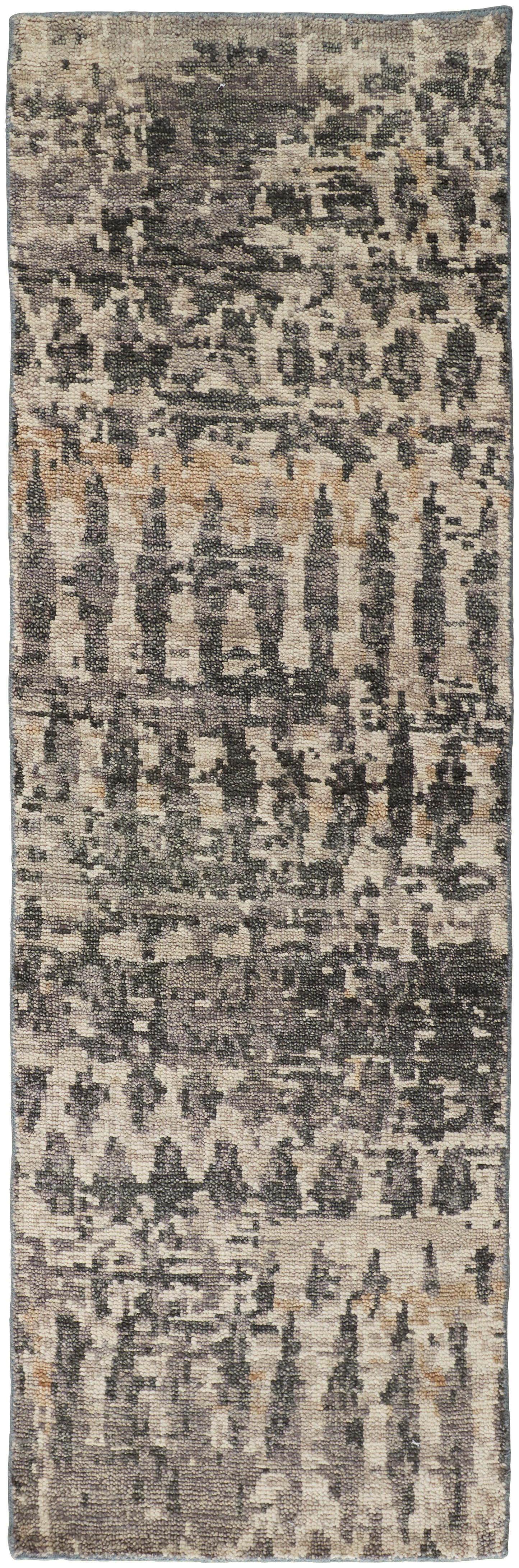 Palomar Transitional/Casual/Farmhouse Abstract/Geometric/Diamond Tan/Taupe - Feizy Rug