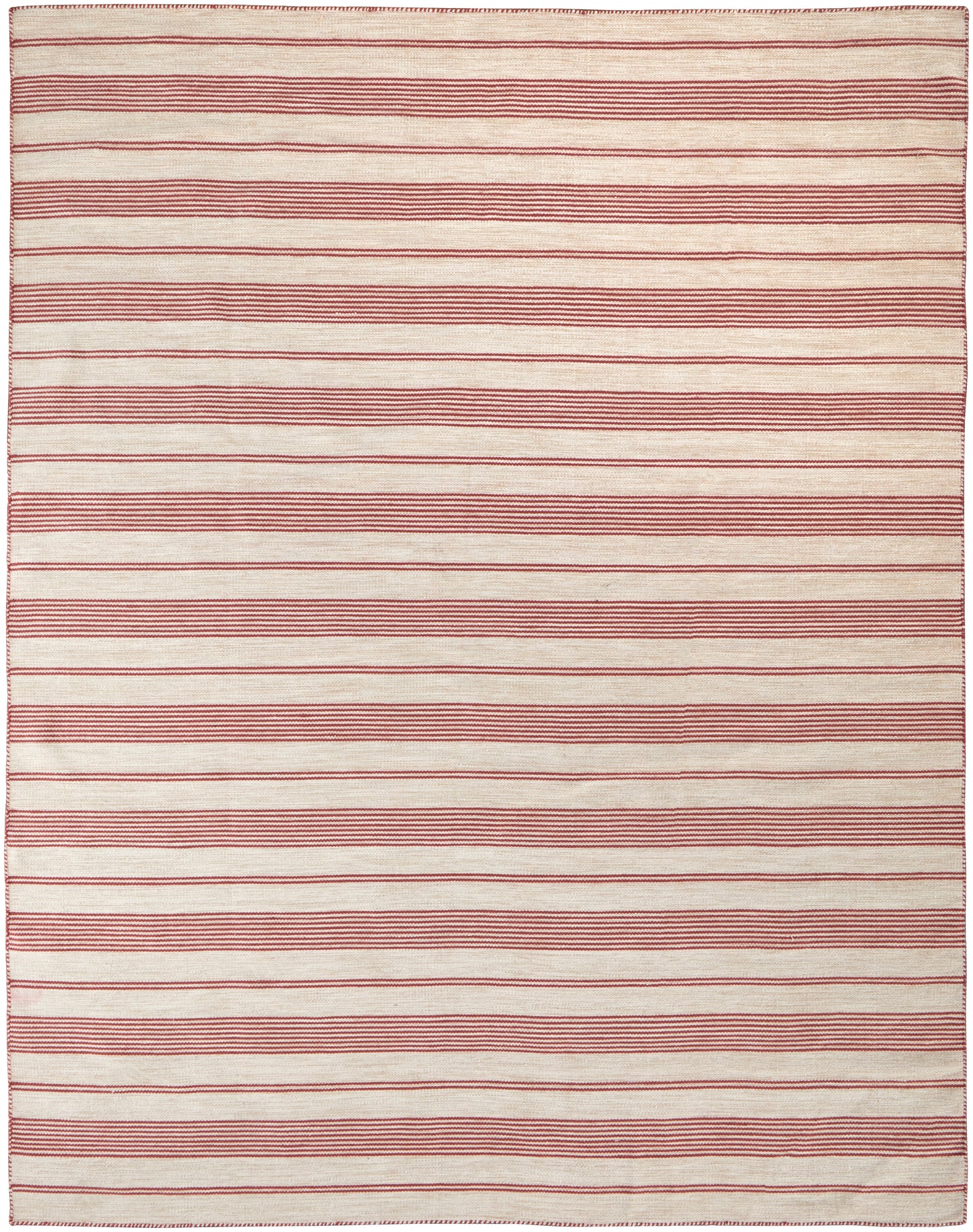 Duprine Transitional/Casual/Nautical & Coastal Stripes/Geometric Red/Ivory - Feizy Rug