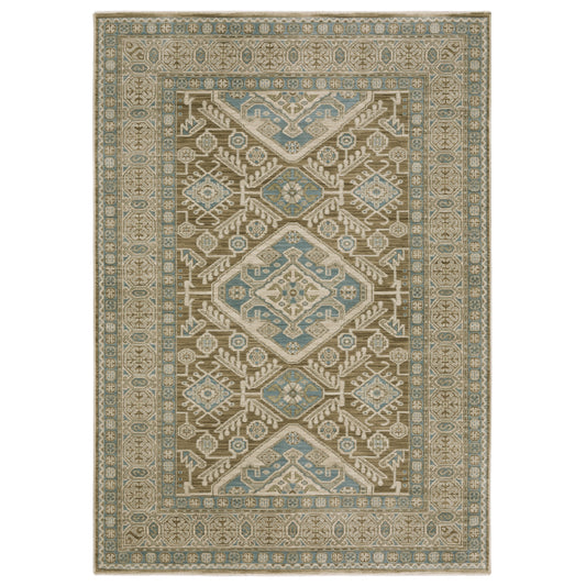 MAEVE MAE08 Brown Rug - ORIENTAL WEAVERS